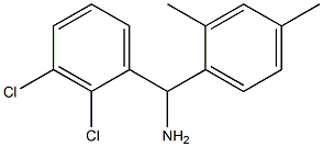 (2,3-dichlorophenyl)(2,4-dimethylphenyl)methanamine 结构式