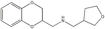 (2,3-dihydro-1,4-benzodioxin-2-ylmethyl)(oxolan-3-ylmethyl)amine 结构式