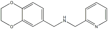 (2,3-dihydro-1,4-benzodioxin-6-ylmethyl)(pyridin-2-ylmethyl)amine 结构式