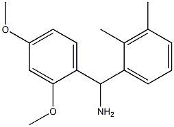 (2,4-dimethoxyphenyl)(2,3-dimethylphenyl)methanamine 结构式