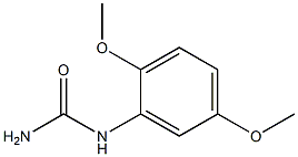 (2,5-dimethoxyphenyl)urea 结构式