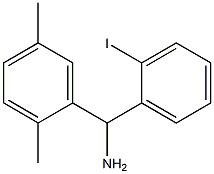(2,5-dimethylphenyl)(2-iodophenyl)methanamine 结构式
