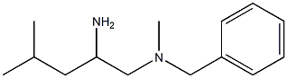 (2-amino-4-methylpentyl)(benzyl)methylamine 结构式