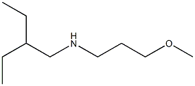 (2-ethylbutyl)(3-methoxypropyl)amine 结构式