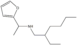 (2-ethylhexyl)[1-(furan-2-yl)ethyl]amine 结构式