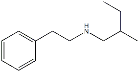 (2-methylbutyl)(2-phenylethyl)amine 结构式