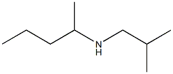 (2-methylpropyl)(pentan-2-yl)amine 结构式