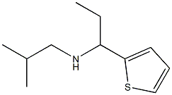 (2-methylpropyl)[1-(thiophen-2-yl)propyl]amine 结构式