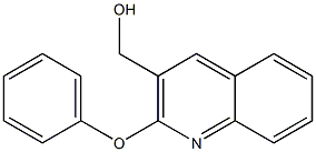 (2-phenoxyquinolin-3-yl)methanol 结构式