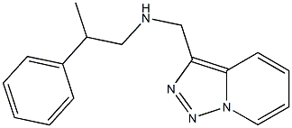 (2-phenylpropyl)({[1,2,4]triazolo[3,4-a]pyridin-3-ylmethyl})amine 结构式