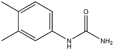 (3,4-dimethylphenyl)urea 结构式