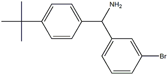 (3-bromophenyl)(4-tert-butylphenyl)methanamine 结构式