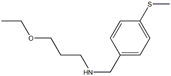 (3-ethoxypropyl)({[4-(methylsulfanyl)phenyl]methyl})amine 结构式