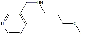 (3-ethoxypropyl)(pyridin-3-ylmethyl)amine 结构式