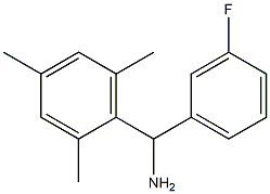 (3-fluorophenyl)(2,4,6-trimethylphenyl)methanamine 结构式