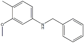 (3-methoxy-4-methylphenyl)(phenyl)methylamine 结构式