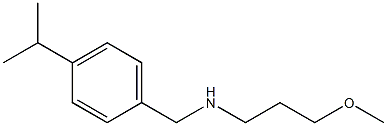 (3-methoxypropyl)({[4-(propan-2-yl)phenyl]methyl})amine 结构式