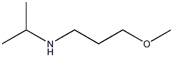 (3-methoxypropyl)(propan-2-yl)amine 结构式