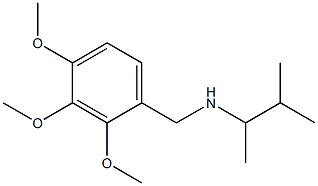 (3-methylbutan-2-yl)[(2,3,4-trimethoxyphenyl)methyl]amine 结构式