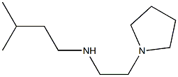 (3-methylbutyl)[2-(pyrrolidin-1-yl)ethyl]amine 结构式