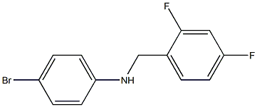 (4-bromophenyl)(2,4-difluorophenyl)methylamine 结构式