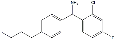 (4-butylphenyl)(2-chloro-4-fluorophenyl)methanamine 结构式