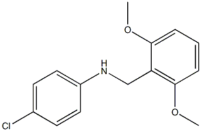 (4-chlorophenyl)(2,6-dimethoxyphenyl)methylamine 结构式