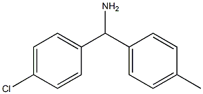 (4-chlorophenyl)(4-methylphenyl)methanamine 结构式
