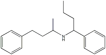 (4-phenylbutan-2-yl)(1-phenylbutyl)amine 结构式