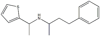 (4-phenylbutan-2-yl)[1-(thiophen-2-yl)ethyl]amine 结构式