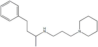 (4-phenylbutan-2-yl)[3-(piperidin-1-yl)propyl]amine 结构式