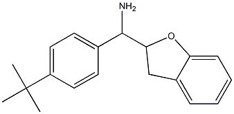 (4-tert-butylphenyl)(2,3-dihydro-1-benzofuran-2-yl)methanamine 结构式