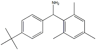 (4-tert-butylphenyl)(2,4,6-trimethylphenyl)methanamine 结构式