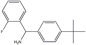 (4-tert-butylphenyl)(2-fluorophenyl)methanamine 结构式
