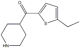 (5-ethylthien-2-yl)(piperidin-4-yl)methanone 结构式