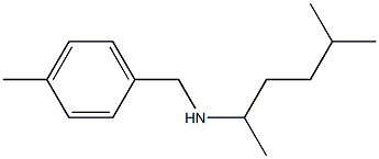 (5-methylhexan-2-yl)[(4-methylphenyl)methyl]amine 结构式