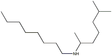 (6-methylheptan-2-yl)(octyl)amine 结构式