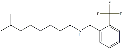 (7-methyloctyl)({[2-(trifluoromethyl)phenyl]methyl})amine 结构式