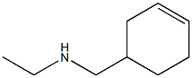 (cyclohex-3-en-1-ylmethyl)(ethyl)amine 结构式