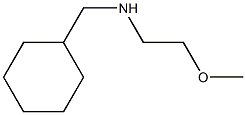 (cyclohexylmethyl)(2-methoxyethyl)amine 结构式