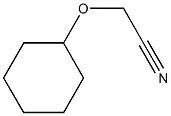 (cyclohexyloxy)acetonitrile 结构式