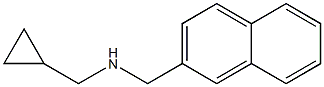 (cyclopropylmethyl)(naphthalen-2-ylmethyl)amine 结构式