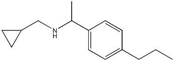 (cyclopropylmethyl)[1-(4-propylphenyl)ethyl]amine 结构式