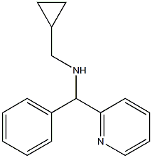 (cyclopropylmethyl)[phenyl(pyridin-2-yl)methyl]amine 结构式