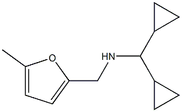 (dicyclopropylmethyl)[(5-methylfuran-2-yl)methyl]amine 结构式