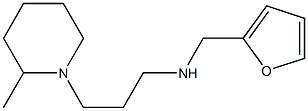 (furan-2-ylmethyl)[3-(2-methylpiperidin-1-yl)propyl]amine 结构式