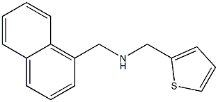 (naphthalen-1-ylmethyl)(thiophen-2-ylmethyl)amine 结构式