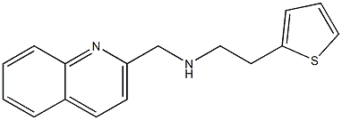 (quinolin-2-ylmethyl)[2-(thiophen-2-yl)ethyl]amine 结构式