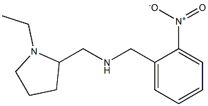 [(1-ethylpyrrolidin-2-yl)methyl][(2-nitrophenyl)methyl]amine 结构式