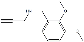 [(2,3-dimethoxyphenyl)methyl](prop-2-yn-1-yl)amine 结构式